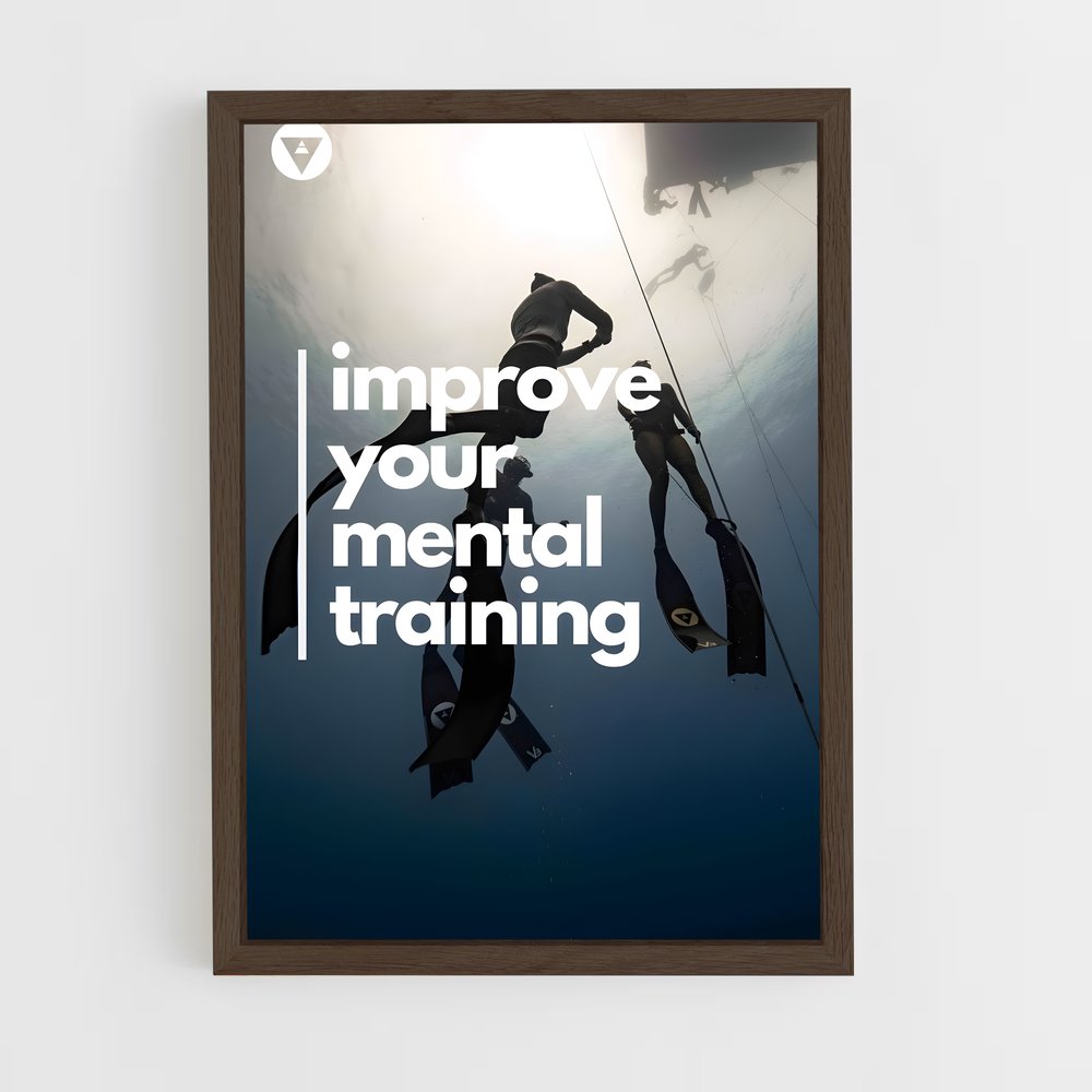 Poster Manta Zen – affiche Plongée en apnée (vue 5)